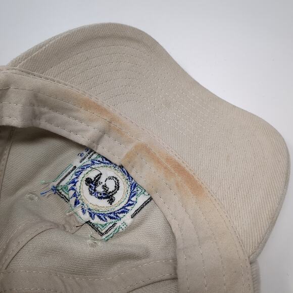 Cancun Slideback Baseball Cap Beige One Size Adjustable Embroidered Quality Caps - Picture 8 of 9